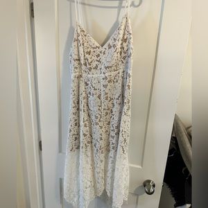 Lulus white lace dress - Bridal Shower